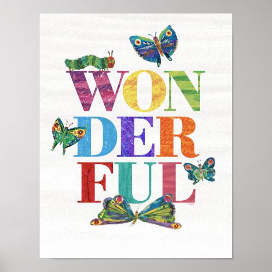 Eric Carle | Wunderbar Poster (Vorne)