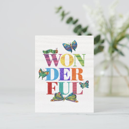 Eric Carle | Wunderbar Postkarte (Stehend Vorderseite)