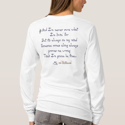 Eric Hutchinson T-Shirt (Rückseite)