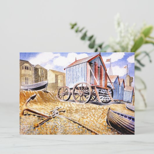 Eric Ravilious - Adelburgh Karte (Stehend Vorderseite)