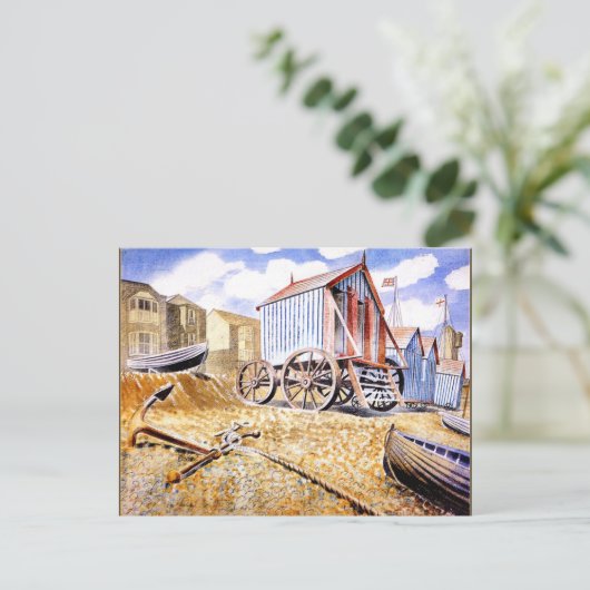 Eric Ravilious - Adelburgh Postkarte (Stehend Vorderseite)