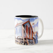 Eric Ravilious - Adelburgh Zweifarbige Tasse (VorderseiteRechts)