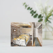 Eric Ravilious Art, Bauernhof Schlafzimmer Postkarte (Stehend Vorderseite)