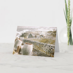 Eric Ravilious Art, Convoy Passing a Island Karte