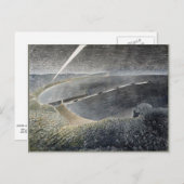 Eric Ravilious Art, Küstenverteidigung Postkarte (Vorne/Hinten)
