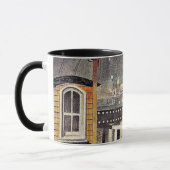 Eric Ravilious art, S.S. Brighton Verlassend Newha Tasse (Links)