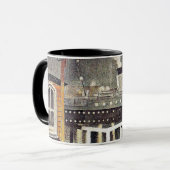 Eric Ravilious art, S.S. Brighton Verlassend Newha Tasse (Vorderseite Links)