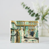 Eric Ravilious Art, The Wedding Shop Postkarte (Stehend Vorderseite)