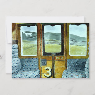 Eric Ravilious Art, Train Landscape, Karte