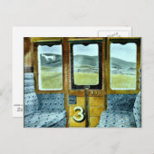 Eric Ravilious Art, Zug Landschaft Postkarte (Vorne/Hinten)