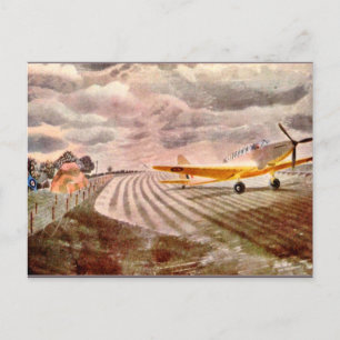 Eric Ravilious Artwork, Fairey Battle Postkarte