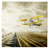 Eric Ravilious Artwork, Tiger Moth, Fliese (Vorderseite)