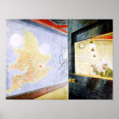 Eric Ravilious Artwork, Wall Maps Poster (Vorne)