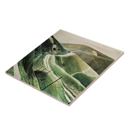 Eric Ravilious - Chalk Paths, Fliese (Seite)