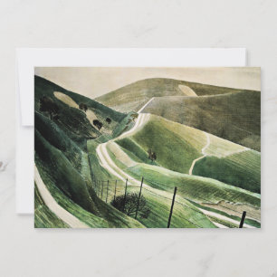 Eric Ravilious - Chalk Paths, Karte