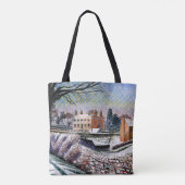 Eric Ravilious - Das Pfarrhaus im Winter Tasche (Rückseite)