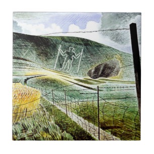 Eric Ravilious - Der Wilmington-Riese, Fliese