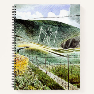 Eric Ravilious - Der Wilmington-Riese, Notizblock