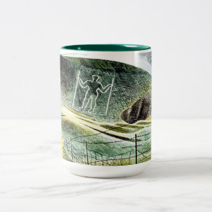 Eric Ravilious - Der Wilmington-Riese, Zweifarbige Tasse