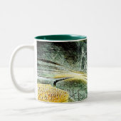Eric Ravilious - Der Wilmington-Riese, Zweifarbige Tasse (Links)