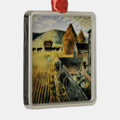 Eric Ravilious - Furlong, famous painting, Ornament Aus Metall (Rechts)