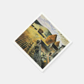 Eric Ravilious - Furlong, famous painting, Serviette (Ecke)