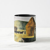 Eric Ravilious - Furlong, famous painting, Tasse (Zentrum)