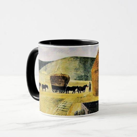 Eric Ravilious - Furlong, famous painting, Tasse (Vorderseite Links)