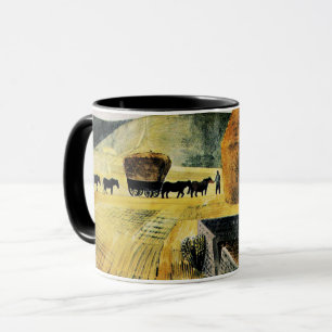 Eric Ravilious - Furlongs, berühmtes Gemälde Tasse