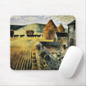 Eric Ravilious - Furlongs Mousepad (Mit Mouse)