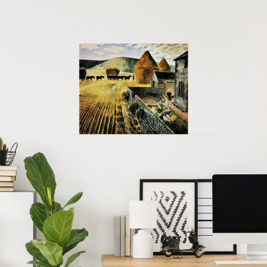 Eric Ravilious - Furlongs Poster (Heimbüro)