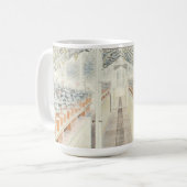 Eric Ravilious Greenhouse Cyclamen Tomaten Kaffeetasse (Vorderseite Links)