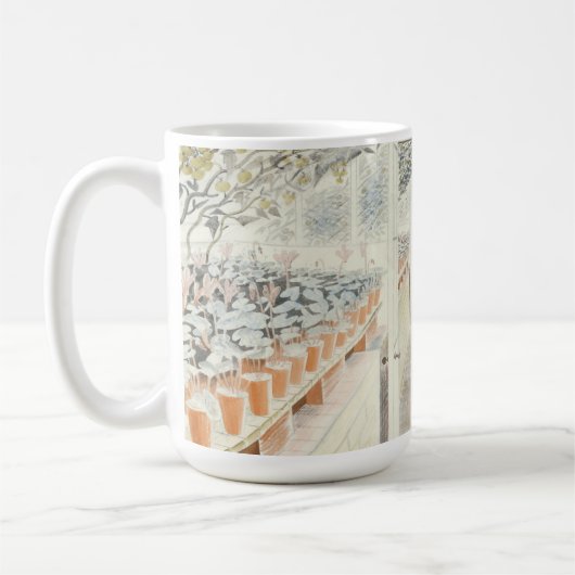 Eric Ravilious Greenhouse Cyclamen Tomaten Kaffeetasse (Links)