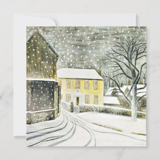Eric Ravilious - Hallstead Road in Snow, 1936 Karte (Vorderseite)