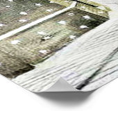 Eric Ravilious - Hallstead Road in Snow, 1936 Poster (Ecke)