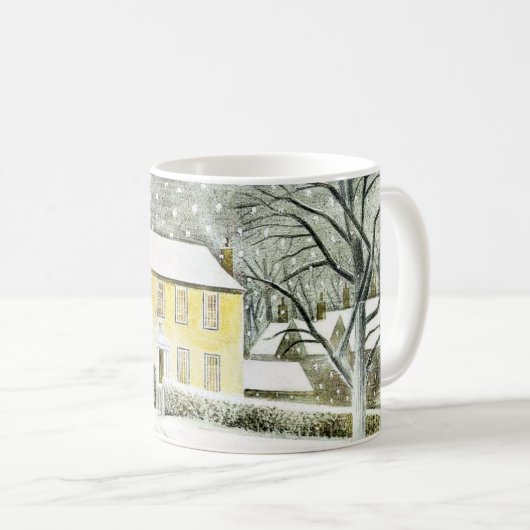 Eric Ravilious - Hallstead Road in Snow, Kaffeetasse (VorderseiteRechts)