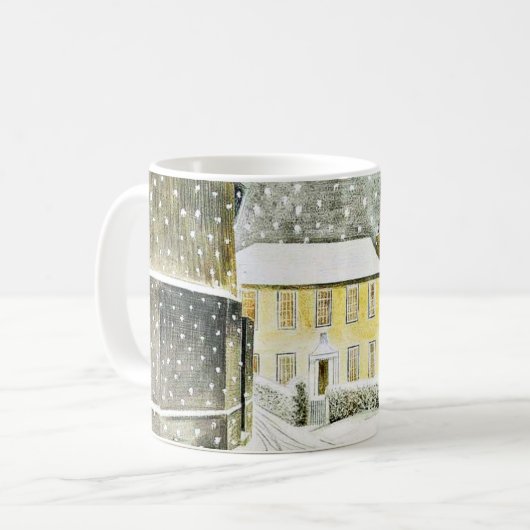 Eric Ravilious - Hallstead Road in Snow, Kaffeetasse (Vorderseite Links)