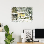 Eric Ravilious - Hallstead Road in Snow, Poster (Heimbüro)