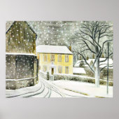 Eric Ravilious - Hallstead Road in Snow, Poster (Vorne)