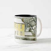 Eric Ravilious - Hallstead Road in Snow, Zweifarbige Tasse (VorderseiteRechts)