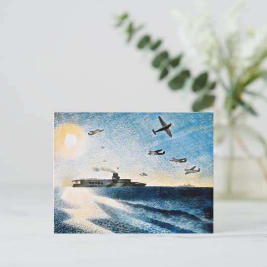 Eric Ravilious - HMS Glorious in der Arktis Postkarte (Stehend Vorderseite)