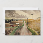 Eric Ravilious Kunst, Wiltshire Landschaft Karte (Vorderseite)