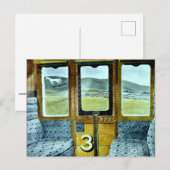 Eric Ravilious Kunst, Zuglandschaft Postkarte (Vorne/Hinten)