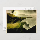 Eric Ravilious - Nachts Shelling by Night, Fine Ar Postkarte (Vorne/Hinten)