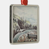 Eric Ravilious - Neujahrs-Schnee, Ornament Aus Metall (Rechts)