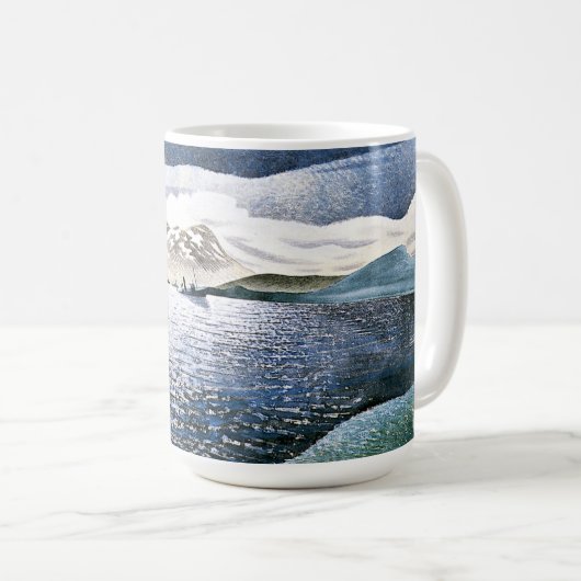 Eric Ravilious - Norway, magic realism, Kaffeetasse (VorderseiteRechts)