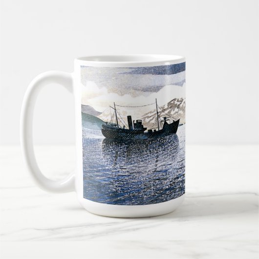 Eric Ravilious - Norway, magic realism, Kaffeetasse (Links)