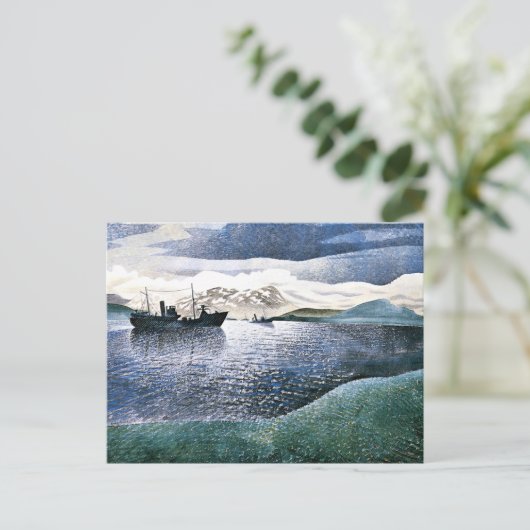 Eric Ravilious - Norwegen, magische realistische K Postkarte (Stehend Vorderseite)