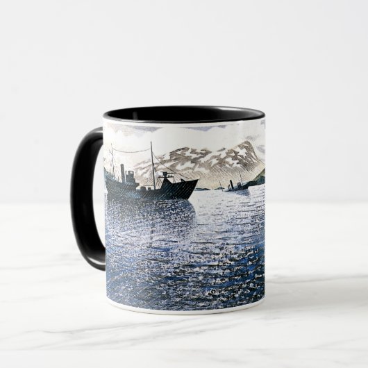 Eric Ravilious - Norwegen, magische realistische K Tasse (Vorderseite Links)