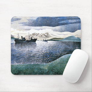 Eric Ravilious - Norwegen, magischer Realismus Kun Mousepad